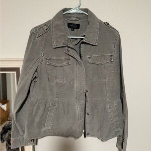 Women's Utility Jacket in Charcoal